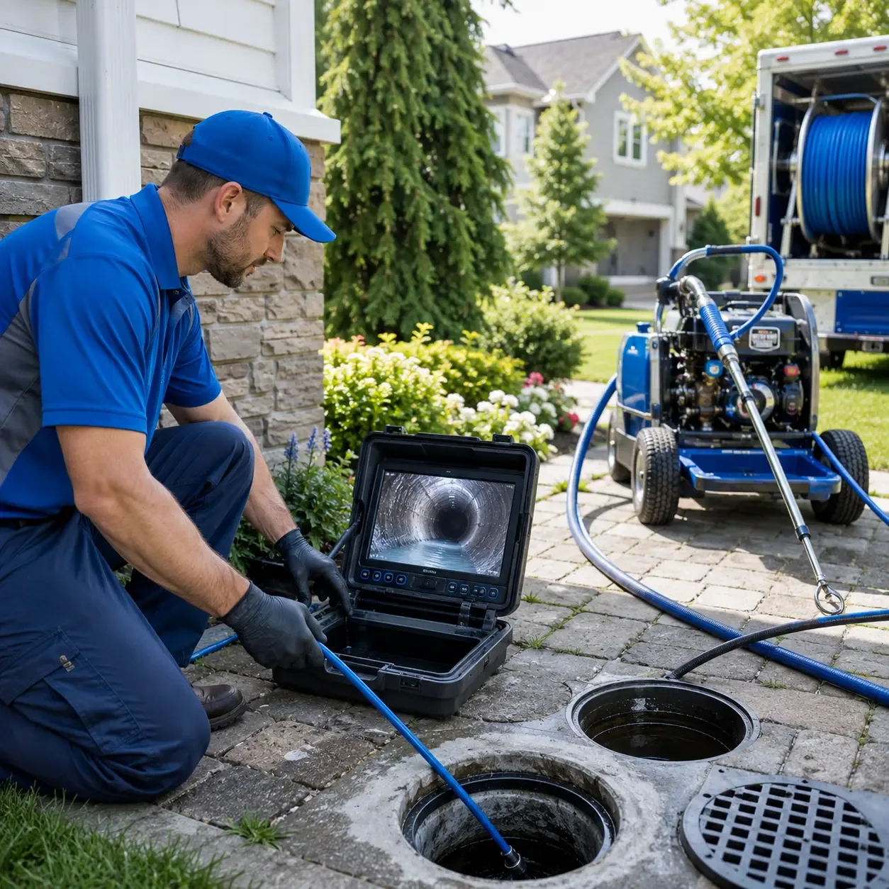 Outdoor drain cleaning professionals serving Campbelltown, PA
